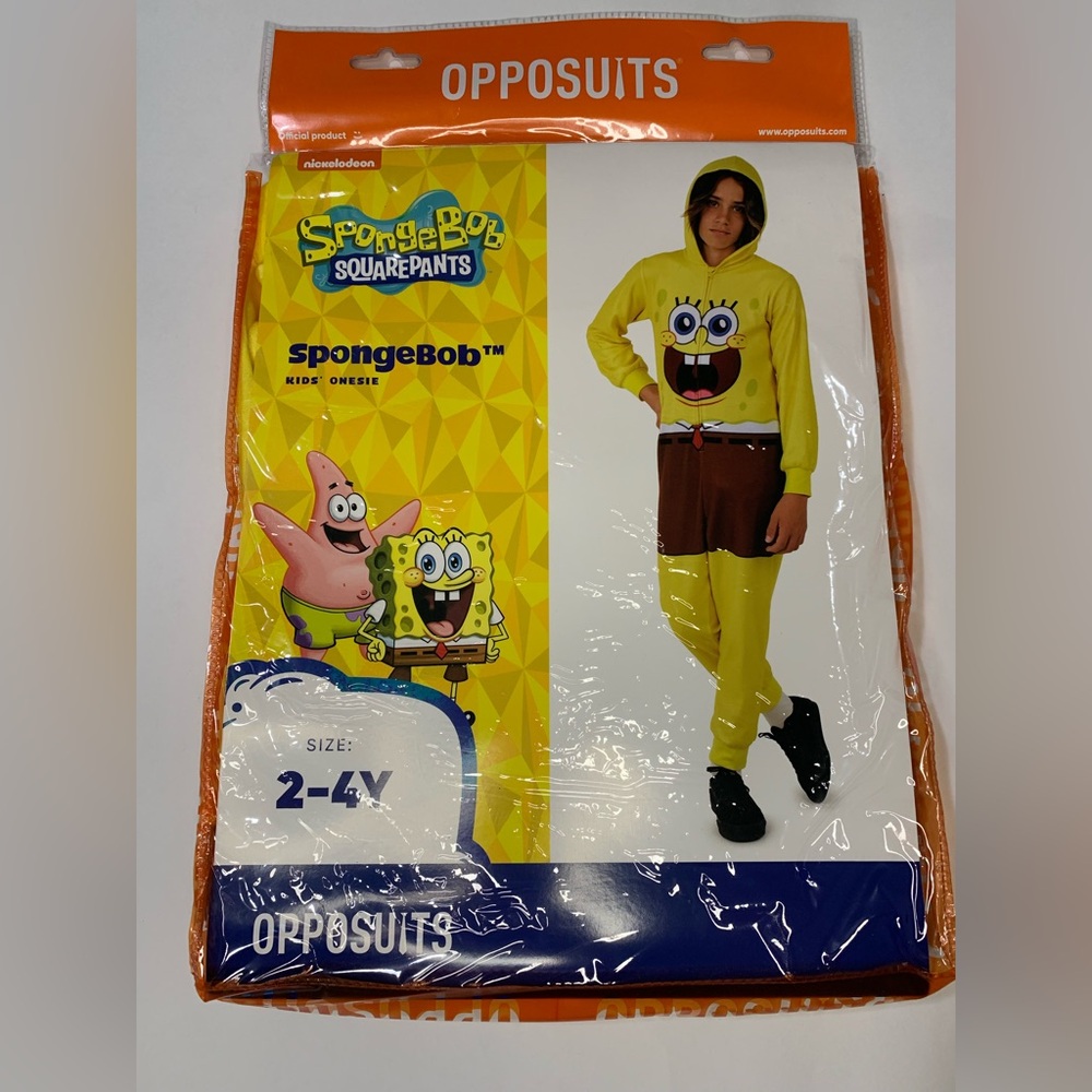 SpongeBob SquarePants Kids Onesie Size 2-4Y